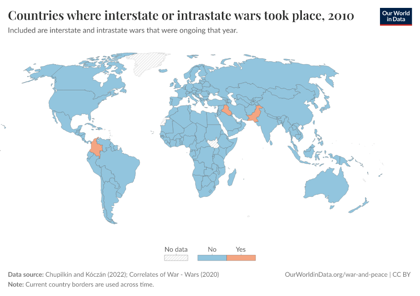 A thumbnail of the "Countries where interstate or intrastate wars took place" chart