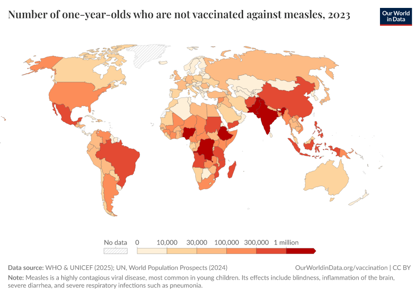 A thumbnail of the "Number of one-year-olds who are not vaccinated against measles" chart